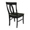 International Concepts Set of 2 Cosmo Chairs, Coal-Black/washed black C75-170P - alternate 9